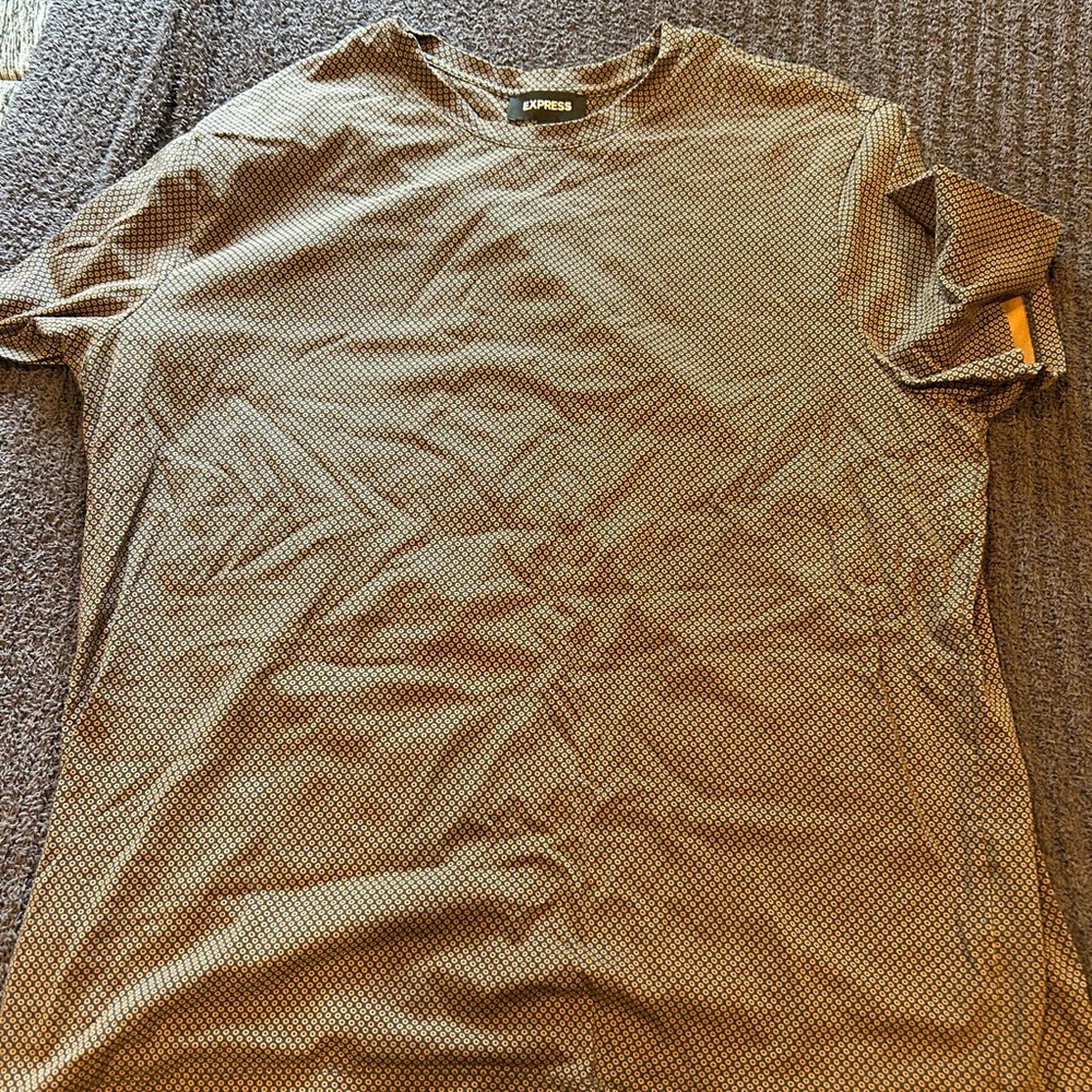 Express Men's Geometric Short Sleeve Tee